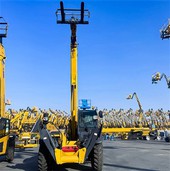 Lift Boom Teleskopik Diesel Bergerak